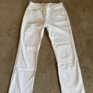 J.Crew Denim White Straight-Leg Jeans – Size 27